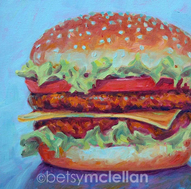 Cheeseburger - Giclee Print