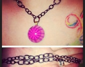 16" candy stripes necklace 