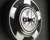 1970s GMC Truck Hubcap Clock no.1772