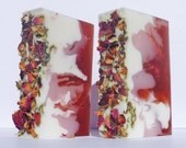 Budding Rose Soap, Handmade Soap, Vegan 4oz bar
