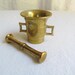 Little Brass Mortar and Pestle
