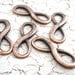 Copper Infinity Eternity Connectors Links Charms