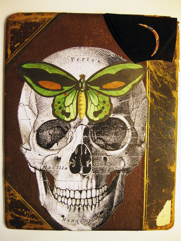 glimpses of the moon - original collage