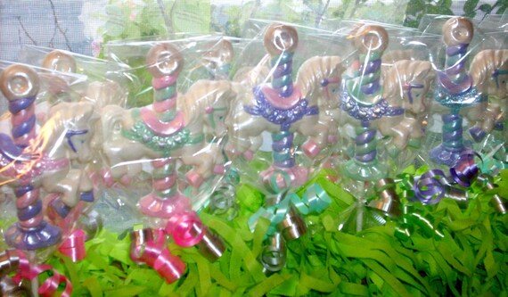 Chocolate Carousel Horse Lollipops 10