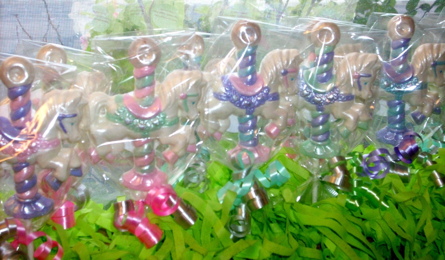 Chocolate Carousel Horse Lollipops 10