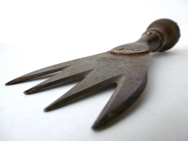 Antique Forged Iron Ice Chipper Tool