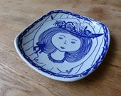 Kari Nyquist Stavangerflint Norway Pin Dish Pike Girl Series