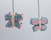 ONE Butterfly Fan Pull - Your choice of color - Customized colors