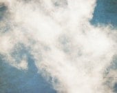 Textured Clouds No. 5 - Fine Art Print - Nursery - Chidrens Room Decor