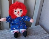 Vintage Playskool 12" Raggedy Ann Doll