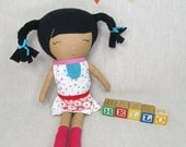 Sunshine Doll - Amber. Handmade, Doll, Rag Doll, Girl, Children, Toy, Softie, Plush