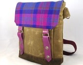 Pendleton Plaid Waxed Canvas Wooly Satchel
