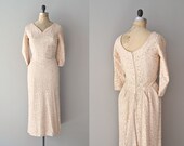50s dress / vintage 1950s dress / La Jolie Rousse