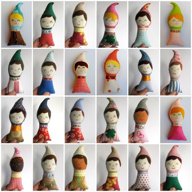 Baby Gnome DOLL Toy - Eco Friendly Personalized Wool-Stuffed Fairytale Kids Toys (Ready to Ship)
