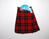 Vintage Skirt Scotland Wool Kilt