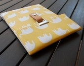 Kindle Paperwhite Case / Nook Cover / NookColor / Kobo / Sony / Galaxy Tab / Kindle 4 / Kindle 4, 3, 2, 1 - Elephant Yellow