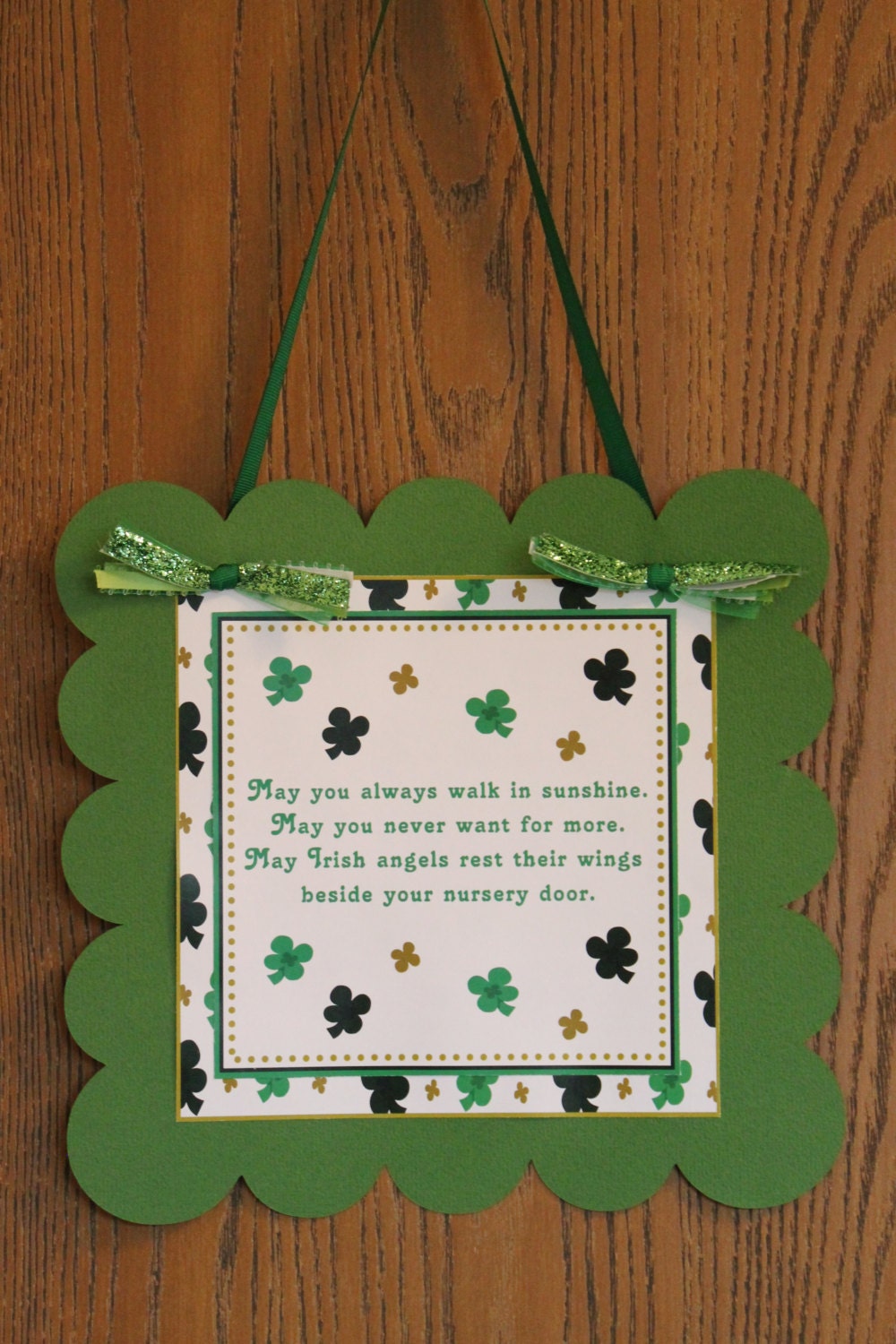 St Patricks Day Baby Shower Birthday Party Door Sign Il_570xn