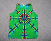 Mens Kaleidoscope Tie Dye Tank Size Large