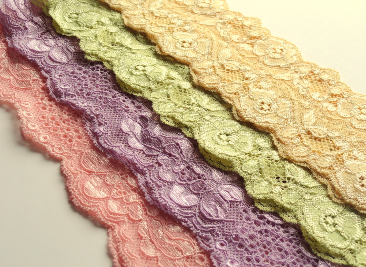 Gift for Women Lace Headband Set Lady Girls Headband Spring Yellow Purple Lace Head band Womens Headband Adult Headband Child Headband