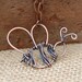 Bumble Bee Necklace. Wire Bee. Copper. Oxidized. Wire Jewelry