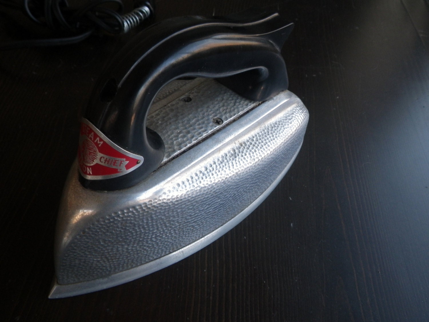 1930s - Hand Steam Iron - Period Piece - Amazing Design.