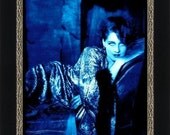 Norma Shearer Giclée Art Print of Enhanced Vintage Photograph circa 1930 - Study in Blue