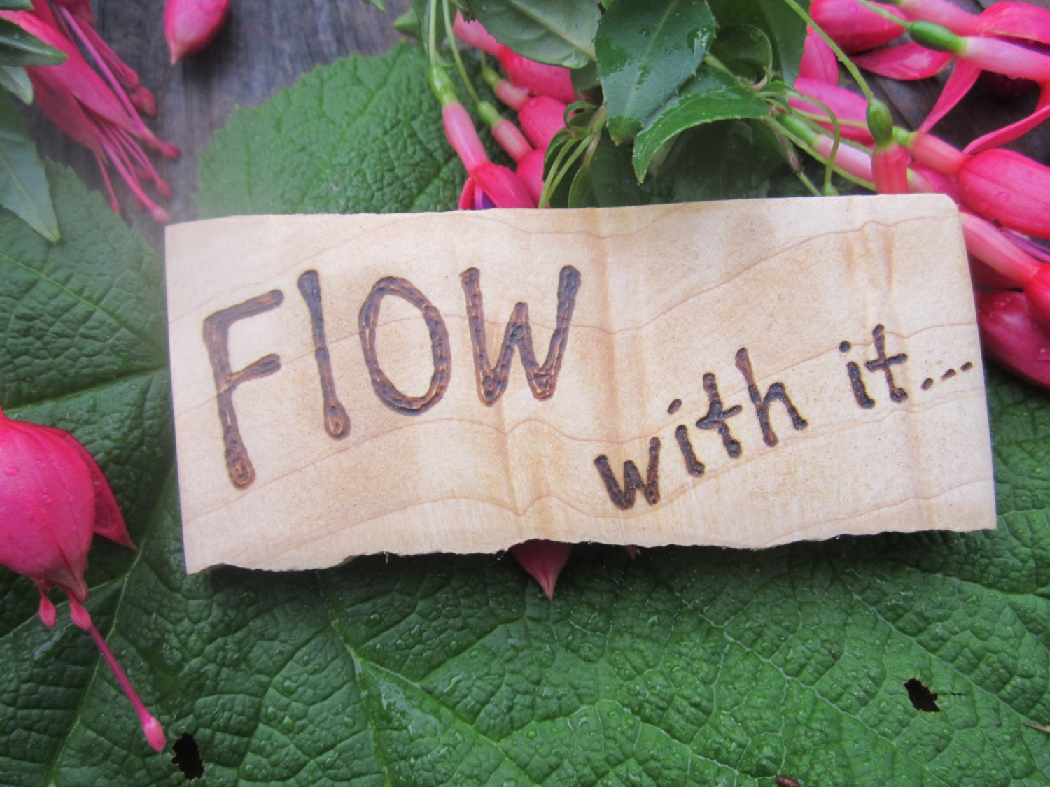 Inspirational Magnet- Flow With It.