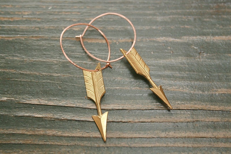 Arrow Hoop Earrings