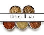 The Grill Bar Spice Kit. Spices for Steak, BBQ, Fathers Day gift, Chef present, Foodie needs, spice, spices