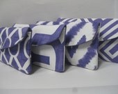 Bridesmaids Clutches / New Wedding Collection /Set of (4) The New Jenna Clutch in Amethyst Purple / Design Your Own