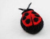 Needle Felted Ladybug