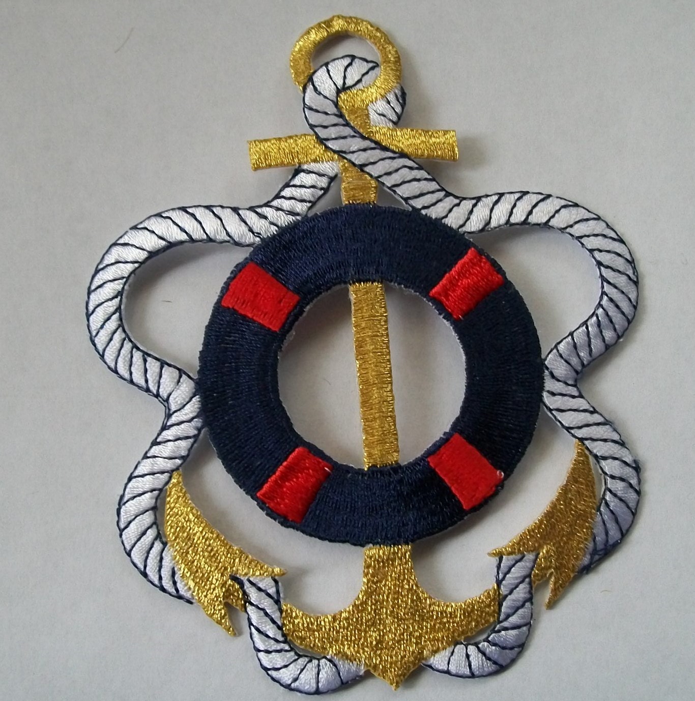 Anchor Applique, Iron on Patches, Sew On Applique, Destash