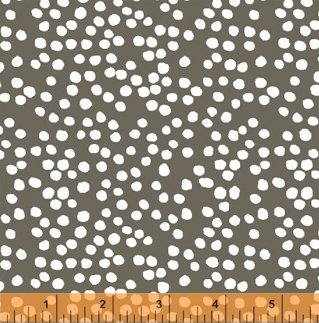 Bella Lotta Jansdotter Fabric Mini Dot Warm Grey Gray by the half yard