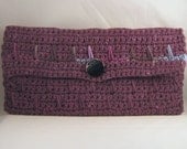 Long Purple Clutch