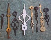 Vintage Antique Watch parts Clock Hands- Steampunk - Scrapbooking D54