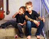 Boys Heartbreaker Tattoo Sleeve shirt