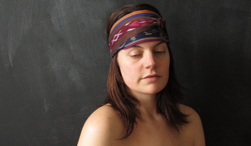 Stretch Headband.  One of a Kind.
