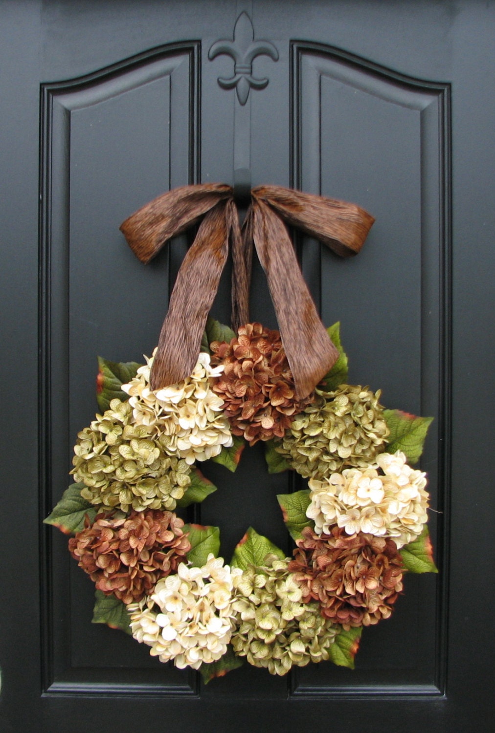 Hydrangea Wreath, Spring Decorations, Online Wreath, Etsy Wreaths, Spring Hydrangeas, Spring Home Decor