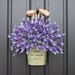 RESERVED Mother's Day Bouquet,  Lavender Wreath, Lavender Fields, Spring Flowers, Spring Bouquet, Spring Wall Pocket, Twoinspireyou Wreaths