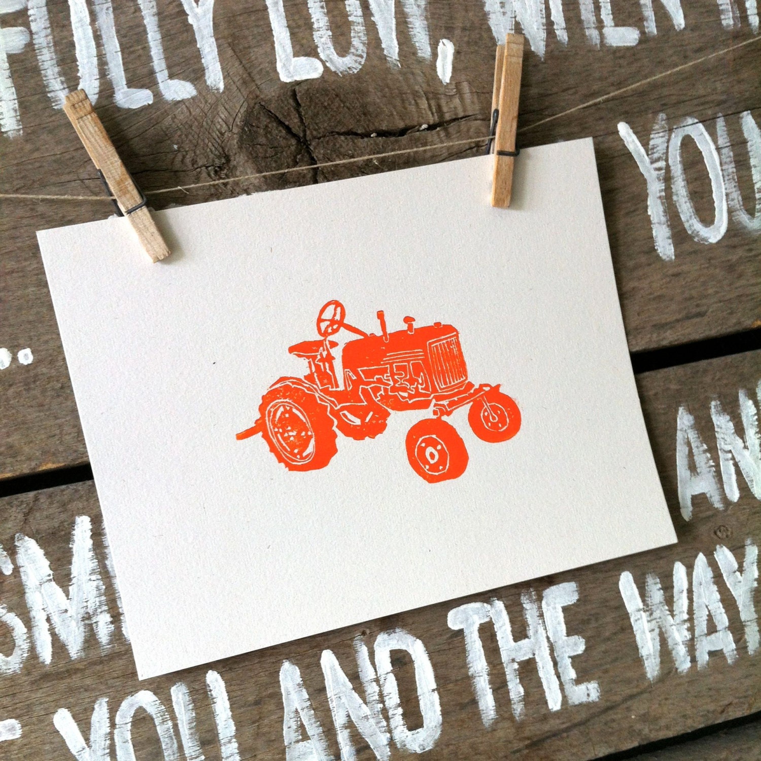 Applegate Tractor - Art Print