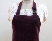 Merlot Grape Linen Apron