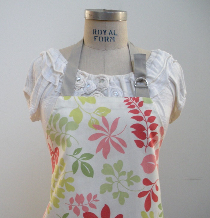 Delicate Leaves Chef's Apron
