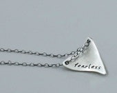 Sharks Tooth Necklace - Personalized with Names, Date or Initials.