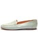 VTG Pale Blue Snakeskin Loafers 7.5