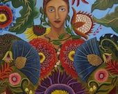 Portrait painting-Gaia-Fine Art Print 11x14