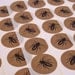 Stickers Envelope Seals Bees Vintage Style Party Favor S043K