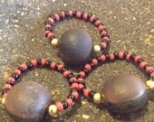 Mexican Ojo de Venado Bead Bracelet for protection of Evil Eye