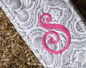 Camera Strap Cover- lens cap pocket and padding included- Monogrammed Shades of Grey
