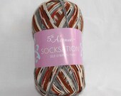 5th Avenue Socksation Yarn Brown - 100g