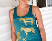 SALE Gold Horse Womens' Tank - Medium
